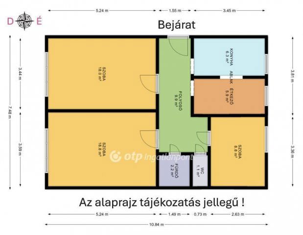 Eladó panellakás, Budapesten, XI. kerületben 99 M Ft, 2+1 szobás