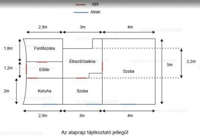 Eladó téglalakás, Budapesten, II. kerületben 74.9 M Ft, 2 szobás