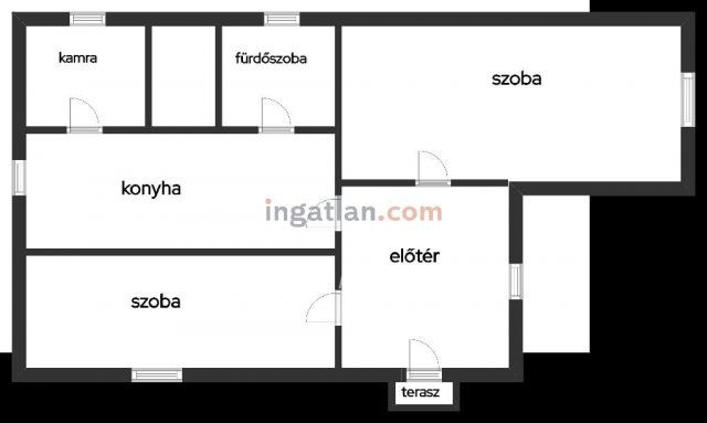 Eladó családi ház, Törökszentmiklóson 9.2 M Ft, 2 szobás