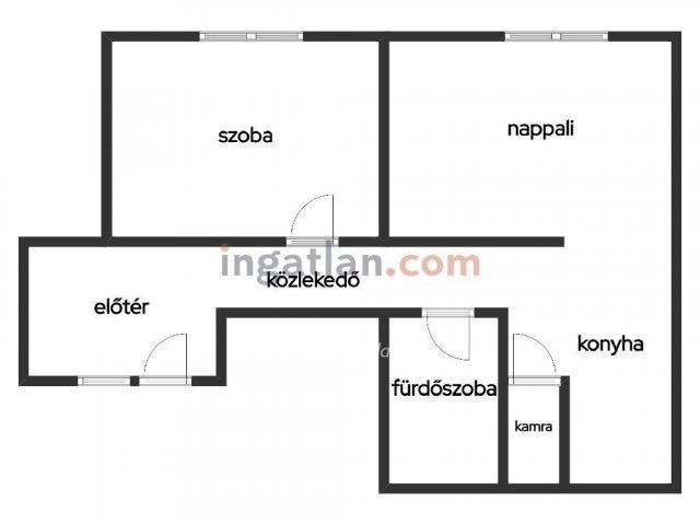 Eladó téglalakás, Budapesten, IV. kerületben 59.9 M Ft, 2 szobás