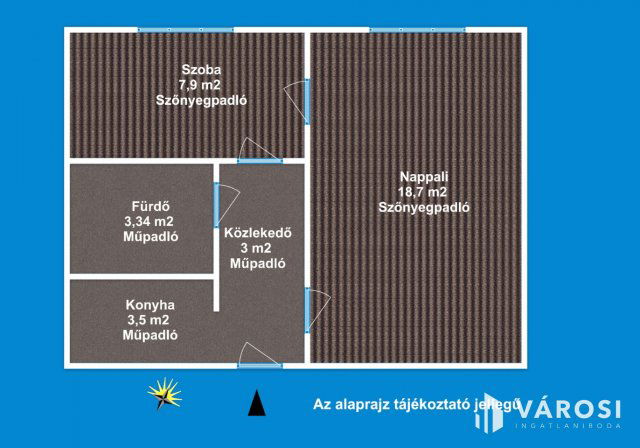 Eladó panellakás, Szegeden 34.99 M Ft, 2 szobás