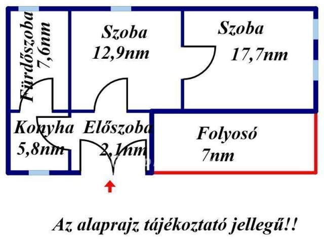 Eladó családi ház, Jánoshidán 13 M Ft, 2 szobás