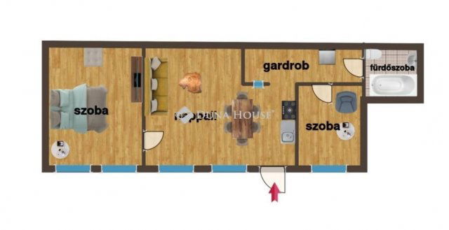 Eladó téglalakás, Budapesten, VII. kerületben 104.9 M Ft