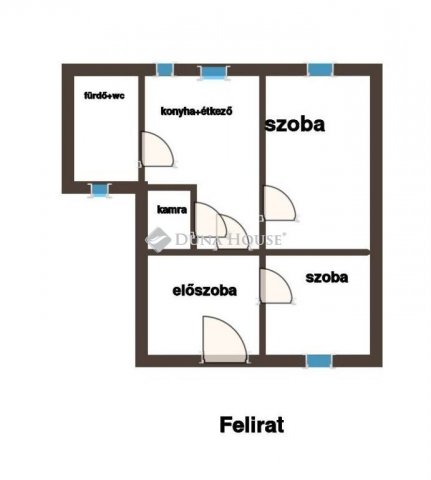 Eladó téglalakás, Bácsalmáson 12.99 M Ft, 2 szobás