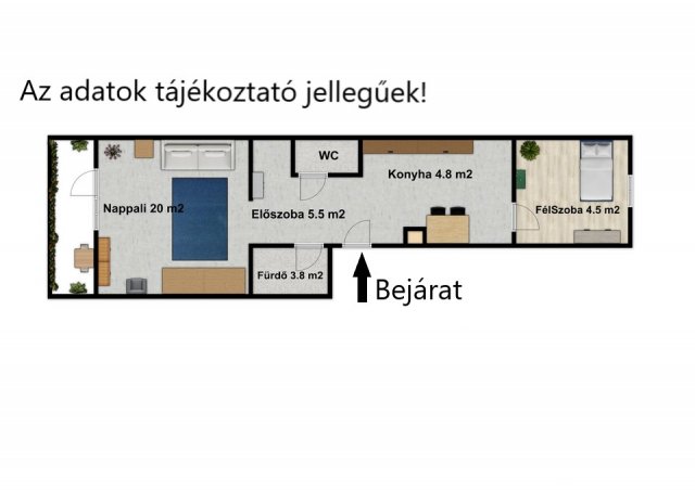 Eladó téglalakás, Budapesten, IX. kerületben, Tinódi utcában