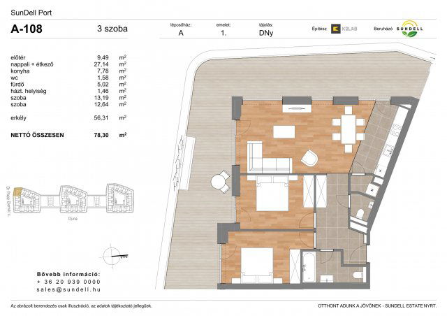 Eladó téglalakás, Budapesten, XI. kerületben 176.1 M Ft