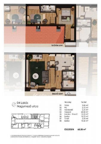 Eladó téglalakás, Budapesten, VI. kerületben 143.85 M Ft
