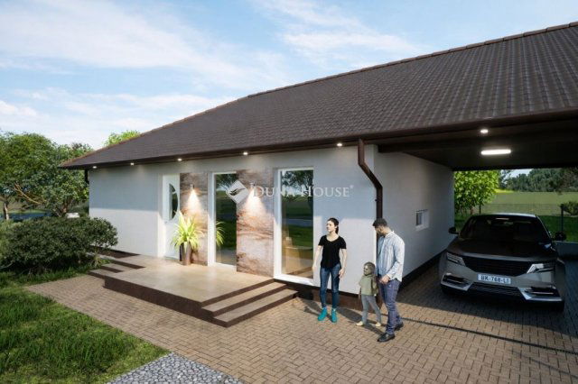 Eladó ikerház, Dánszentmiklóson 52.9 M Ft, 3 szobás