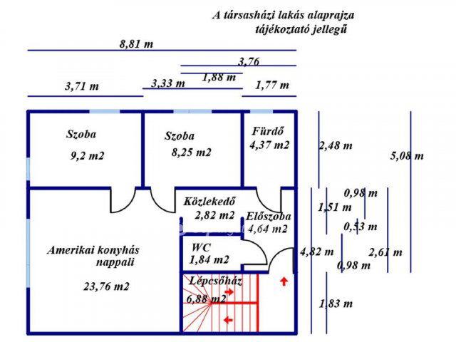 Eladó téglalakás, Albertirsán 52.8 M Ft, 3 szobás