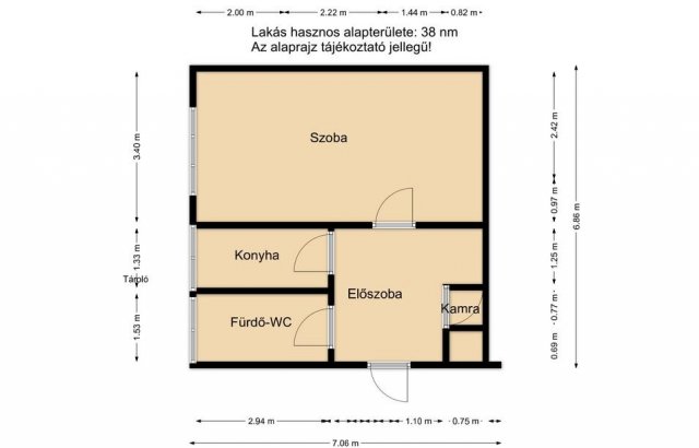 Eladó téglalakás, Tatabányán 31.9 M Ft, 1 szobás