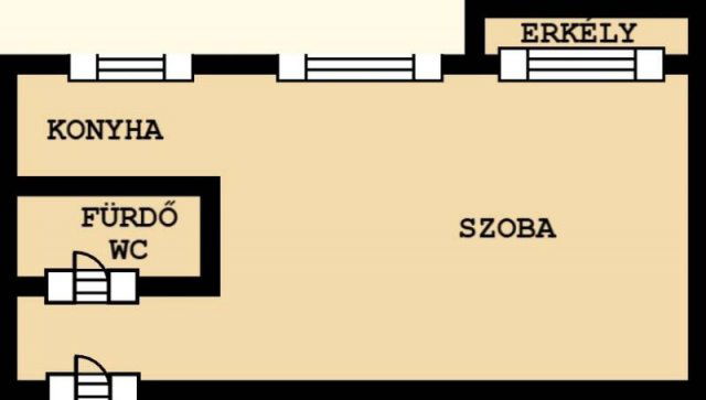 Eladó téglalakás, Budapesten, XI. kerületben 59 M Ft, 1 szobás