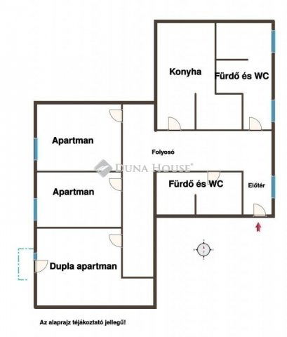 Eladó téglalakás, Budapesten, VIII. kerületben 82.9 M Ft