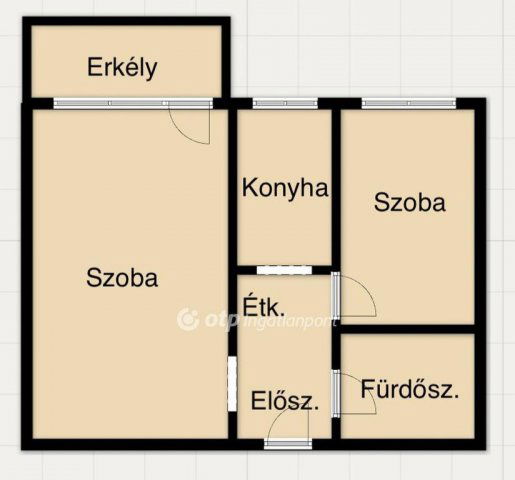 Eladó panellakás, Miskolcon 24.99 M Ft, 1+1 szobás