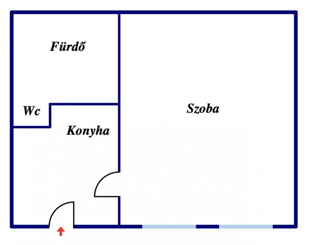 Eladó téglalakás, Budapesten, VII. kerületben 39.9 M Ft