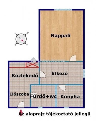 Eladó téglalakás, Budapesten, XIV. kerületben 46 M Ft, 1 szobás