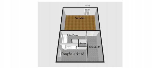 Eladó téglalakás, Székesfehérvárott 29.5 M Ft, 1 szobás