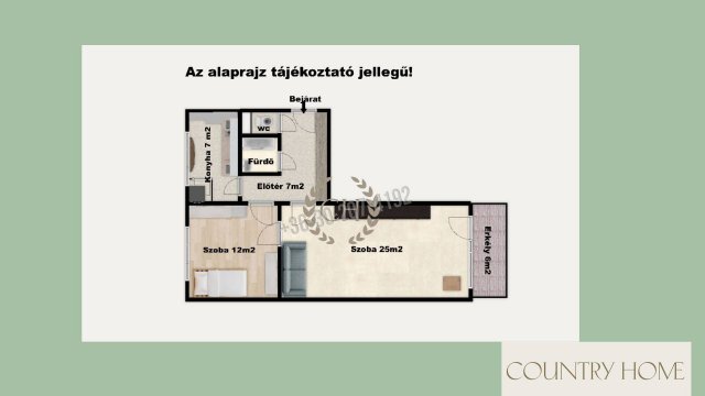Eladó téglalakás, Szegeden, Csörlő utcában 46.8 M Ft, 2 szobás