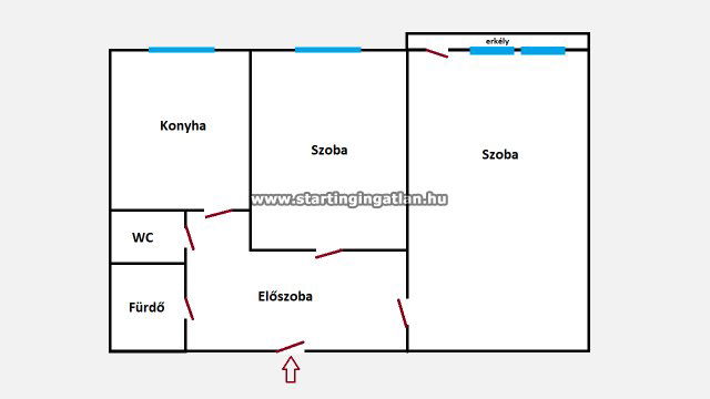 Eladó panellakás, Budapesten, XI. kerületben 61.99 M Ft, 2 szobás