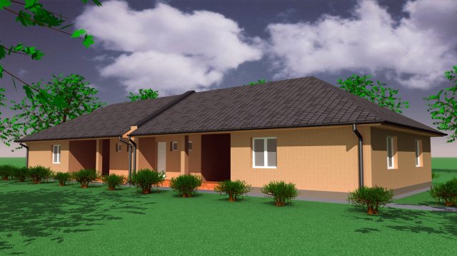 Eladó ikerház, Hajdúsámsonon 89.99 M Ft, 4 szobás