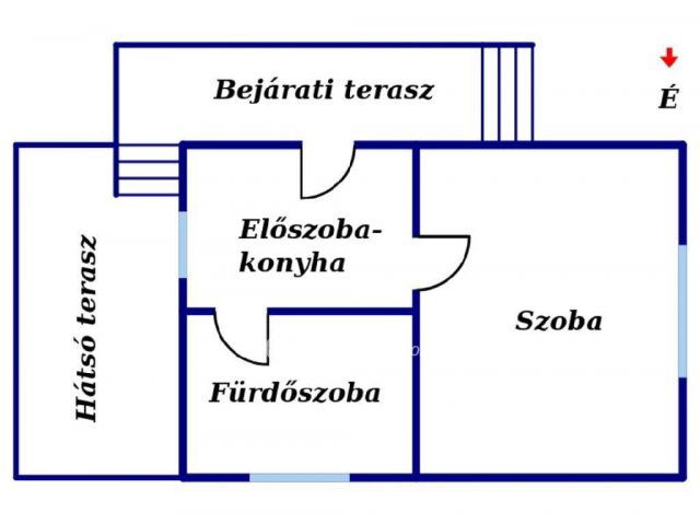 Eladó családi ház, Tardonán 10.9 M Ft, 1 szobás