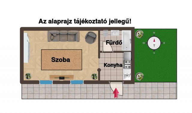Eladó téglalakás, Budapesten, XV. kerületben 24.9 M Ft, 1 szobás