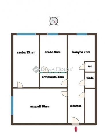 Eladó panellakás, Budapesten, XIII. kerületben 77 M Ft, 3 szobás