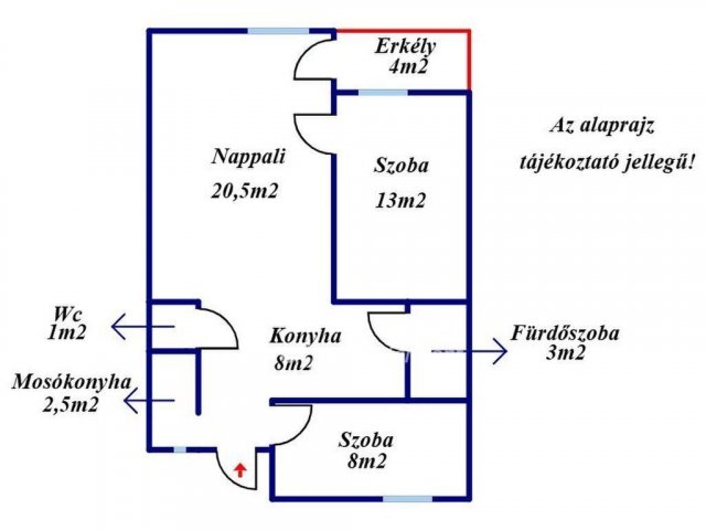 Eladó téglalakás, Békésen 29.9 M Ft, 2+1 szobás
