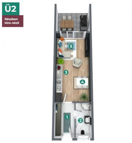 Eladó téglalakás, Balatonszemesen 59.9 M Ft, 1 szobás