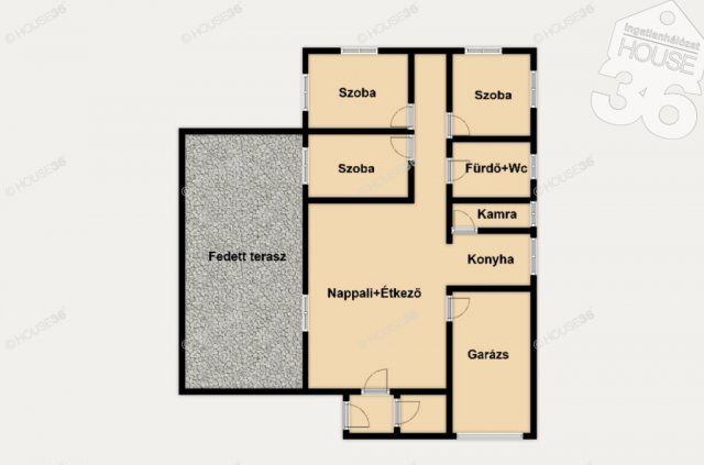 Eladó családi ház, Kecskeméten 114.9 M Ft, 4 szobás
