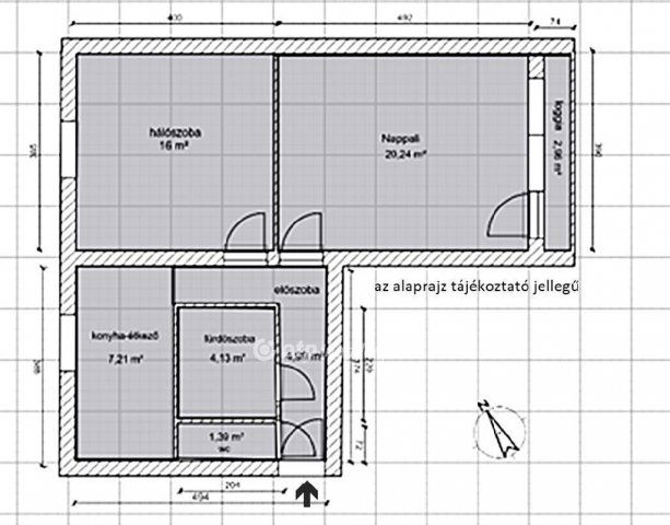 Eladó téglalakás, Szegeden 59.9 M Ft, 2 szobás
