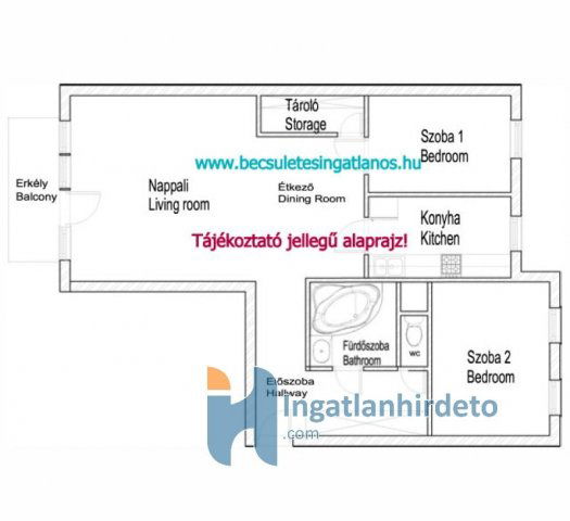 Eladó téglalakás, Zalaegerszegen 44.5 M Ft, 1 szobás