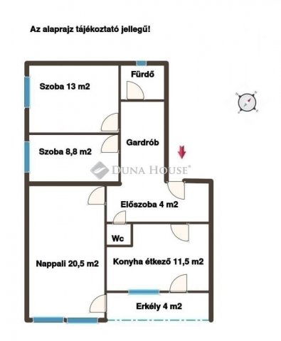 Eladó téglalakás, Kecskeméten 47 M Ft, 3 szobás