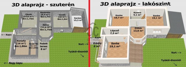 Eladó családi ház, Egerbocson 19.8 M Ft, 3 szobás