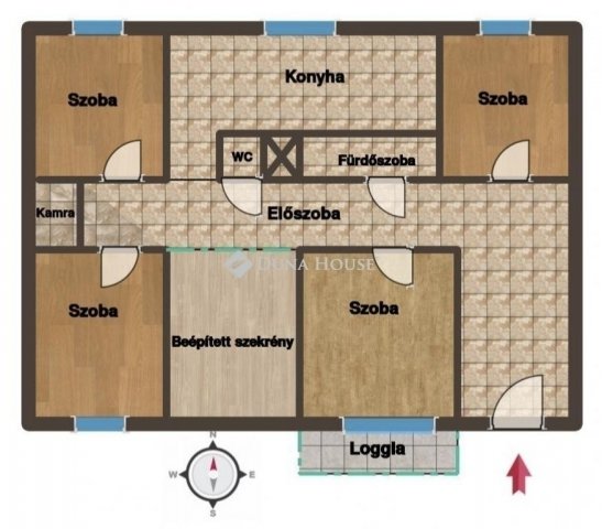 Eladó panellakás, Szombathelyen 49.9 M Ft, 4 szobás