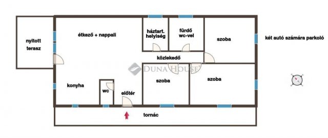 Eladó családi ház, Ráckeresztúron 82.9 M Ft, 4 szobás