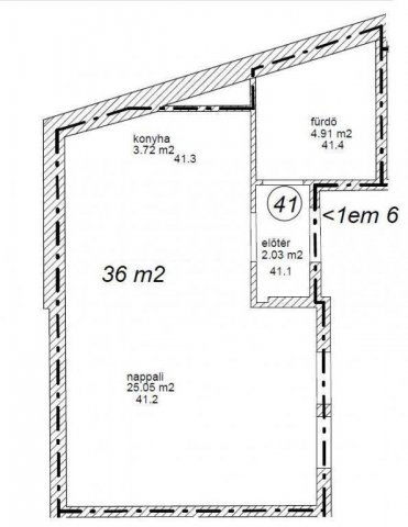 Eladó téglalakás, Budapesten, VII. kerületben 53.56 M Ft