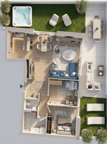 Eladó téglalakás, Siófokon 204 M Ft, 3 szobás