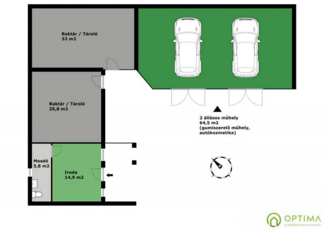 Eladó ipari ingatlan, Gyálon 124.9 M Ft / költözzbe.hu