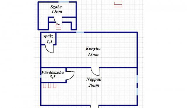 Eladó mezogazdasagi ingatlan, Szekszárdon 60 M Ft, 1 szobás