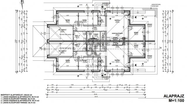 Eladó ikerház, Hajdúsámsonon 70 M Ft, 4 szobás