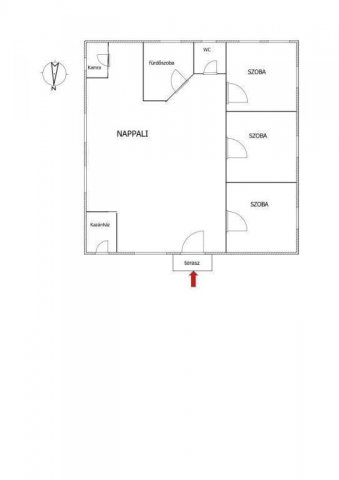 Eladó családi ház, Nagykállóban 16 M Ft, 2 szobás