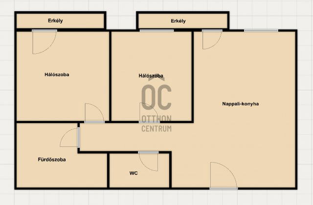 Eladó téglalakás, Budapesten, VIII. kerületben 76 M Ft, 3 szobás