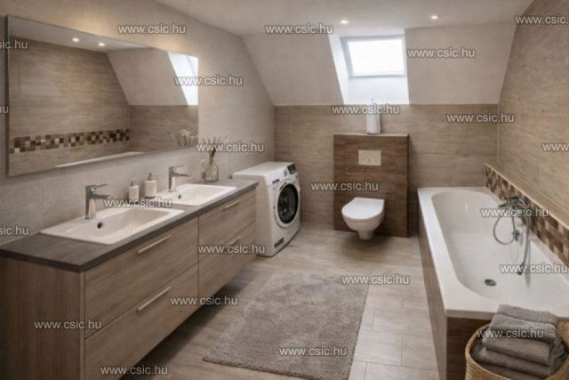 Eladó ikerház, Budakalászon 206.9 M Ft, 5 szobás