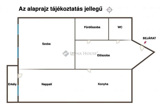 Eladó téglalakás, Szegeden 64.9 M Ft, 2 szobás