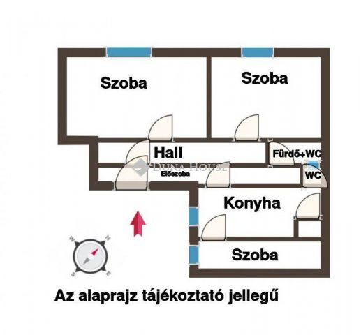 Eladó téglalakás, Budapesten, VII. kerületben, Károly körúton