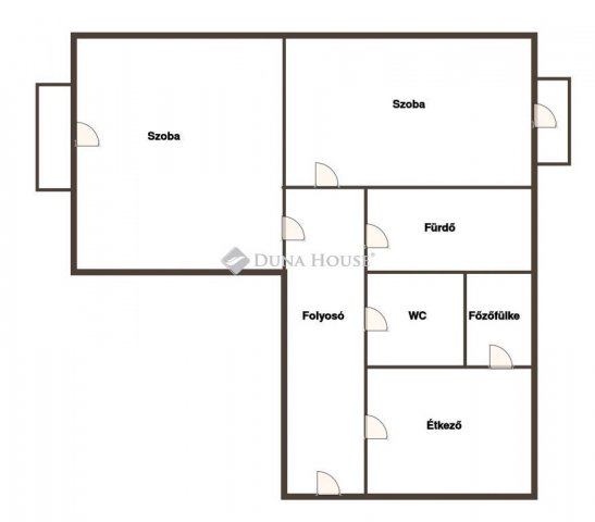 Eladó téglalakás, Komlón 25.9 M Ft, 2 szobás