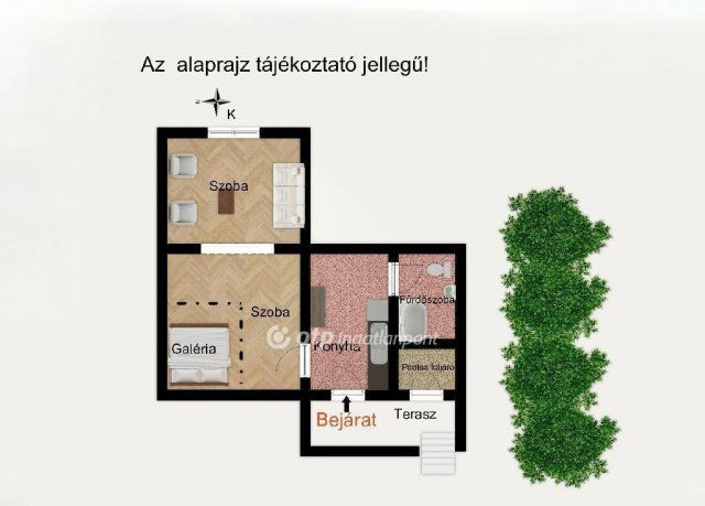 Eladó téglalakás, Budapesten, XIX. kerületben 43 M Ft, 2 szobás