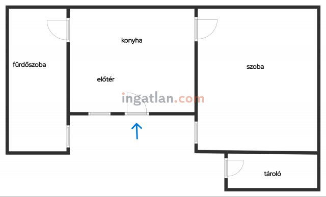 Eladó téglalakás, Budapesten, XX. kerületben 25.5 M Ft, 1 szobás