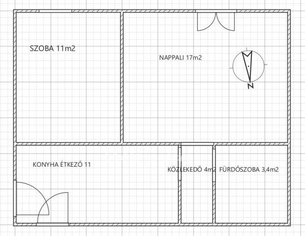 Eladó ikerház, Ostoroson 39.9 M Ft, 2 szobás