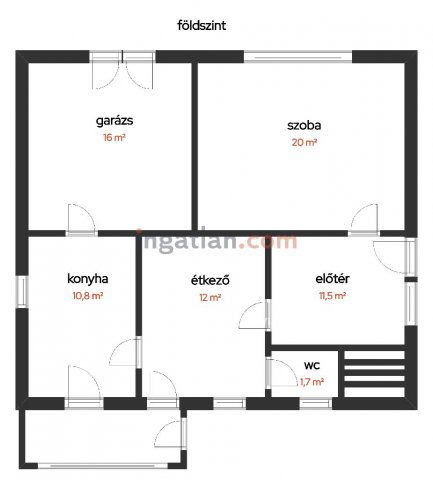 Eladó családi ház, Kecelen 47.9 M Ft, 4 szobás